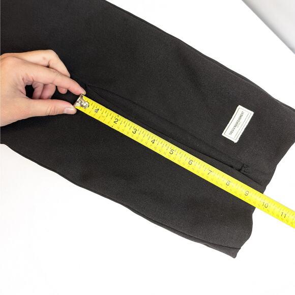 NWT The Giving Movement Black Skinny Split Pleather Textured Pants , size XL - Picture 11 of 11